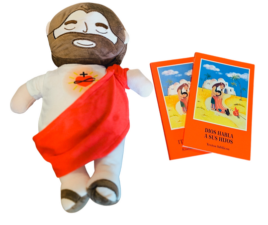 Peluche De Jesus Con Textos Biblicos